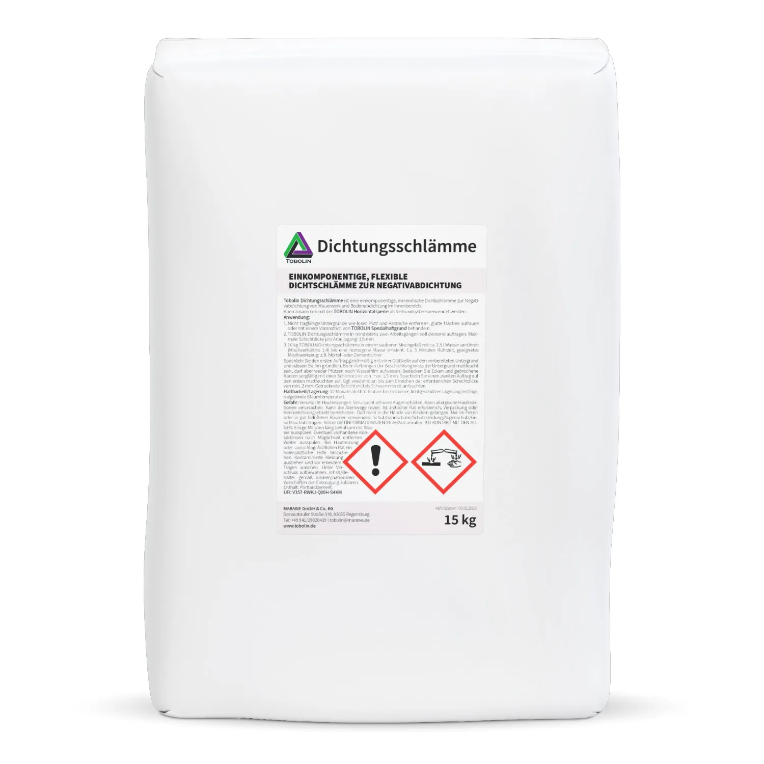 TOBOLIN Dichtungsschlämme 15 kg