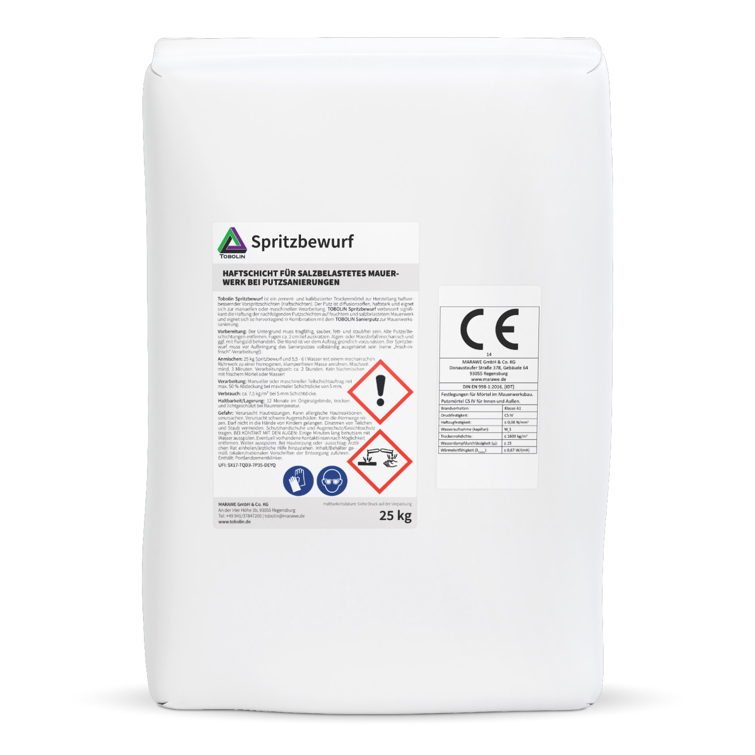 TOBOLIN Spritzbewurf 25 kg